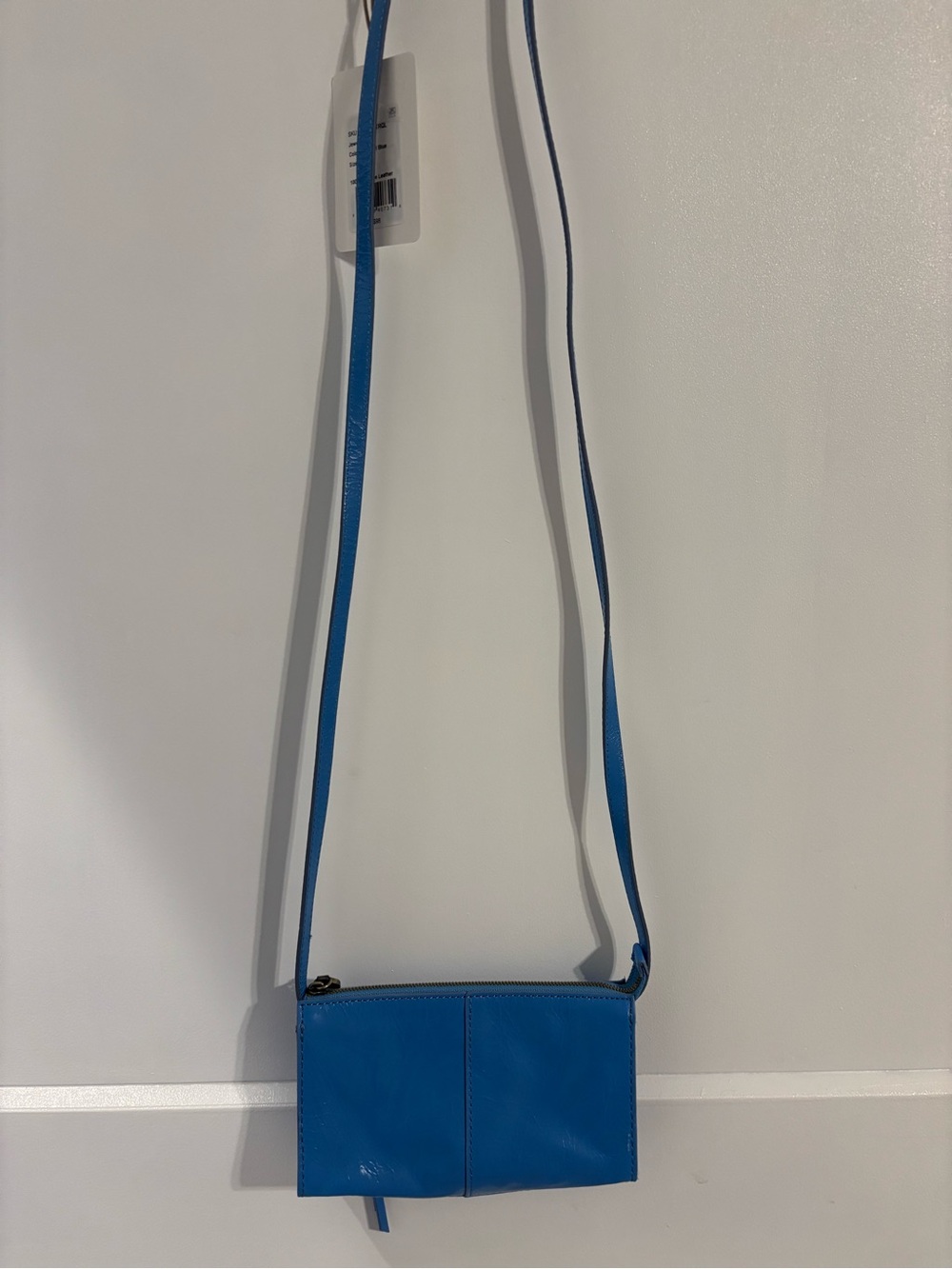 HOBO Jewel Sky Blue Leather Crossbody Bag - Picture 5 of 7